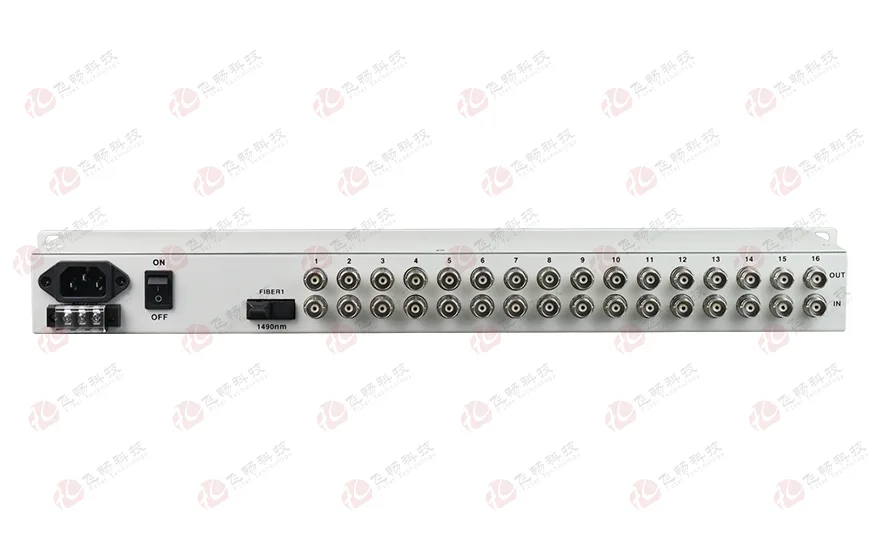 16E1+4GE 带LCD显示 PDH光端机
