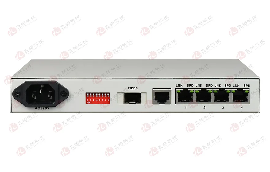 普通型 4路千兆电 光纤收发器