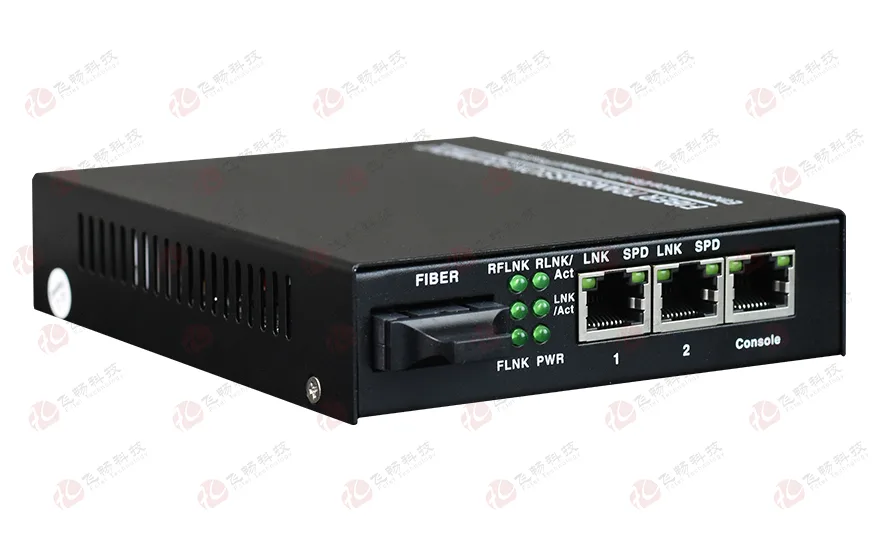 管理型 1光2电千兆光纤收发器