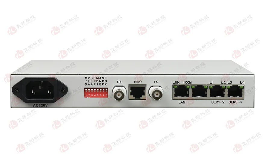成帧E1-ETH+2RS232协议转换器