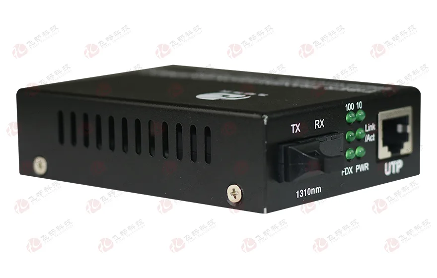 可远端网管 1路百兆光纤收发器（外置电源）