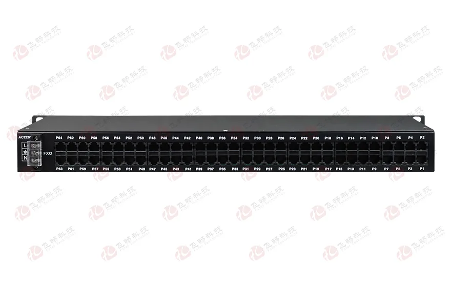 64路电话（RJ11）+2路千兆以太网 电话光端机