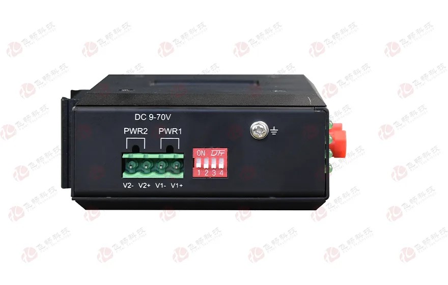 工业轨式16路DI/DO/AI/AO开关量模拟量光纤自愈环网ModBus RTU&TCP采集器