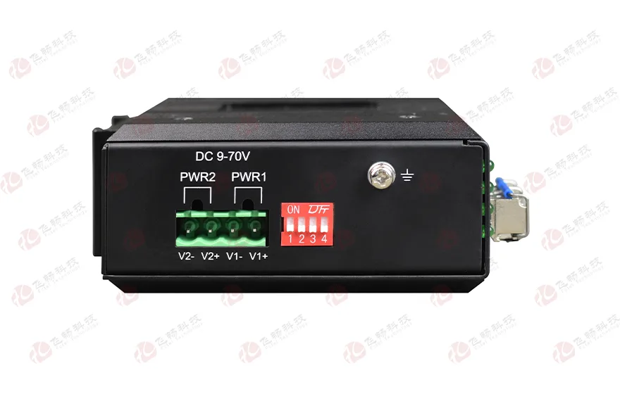mini工业轨式 管理型带RSTP环网 4路千电+2路千光(双DC支持POE+或AC220内置)