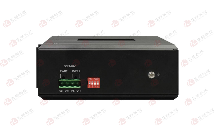 飞畅科技-工业轨式 24路RS485集线器