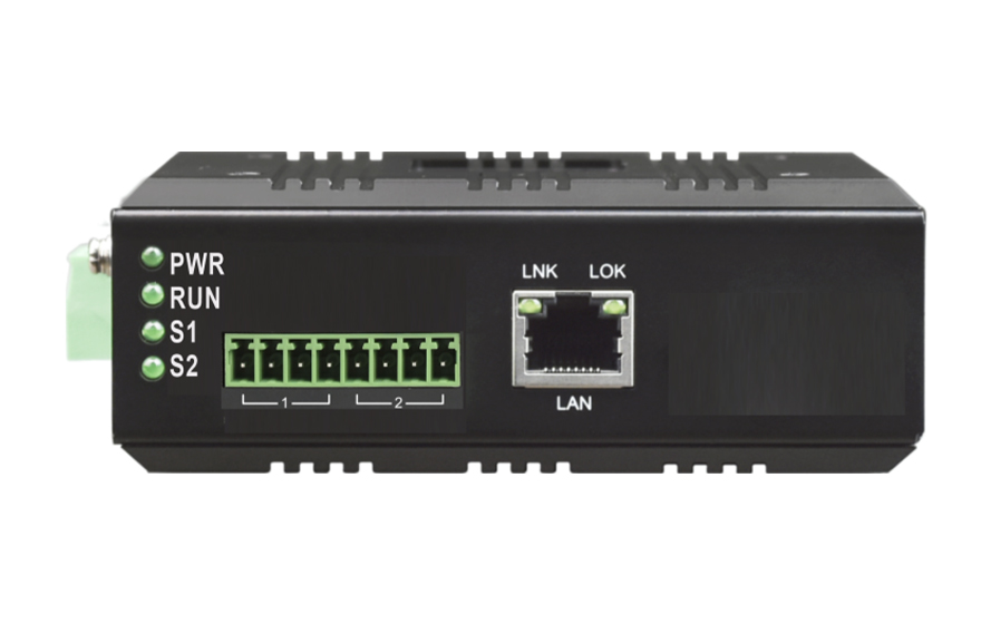 飞畅科技-工业轨式1路CAN总线+1路RS422/485/232串