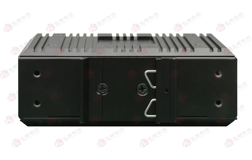 工业轨式2路串口／4路开关量+4路百兆电 光端机