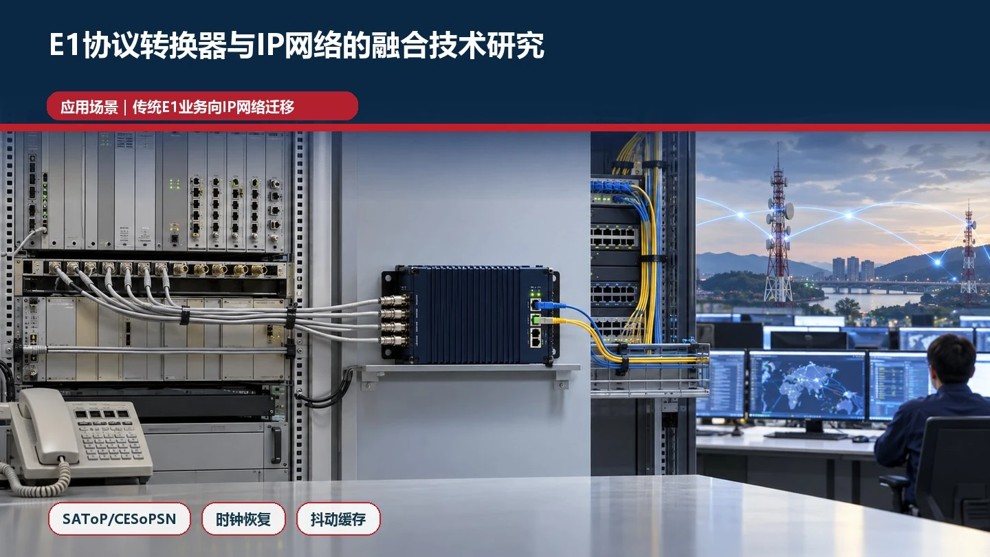 E1协议转换器与IP网络的融合技术研究
