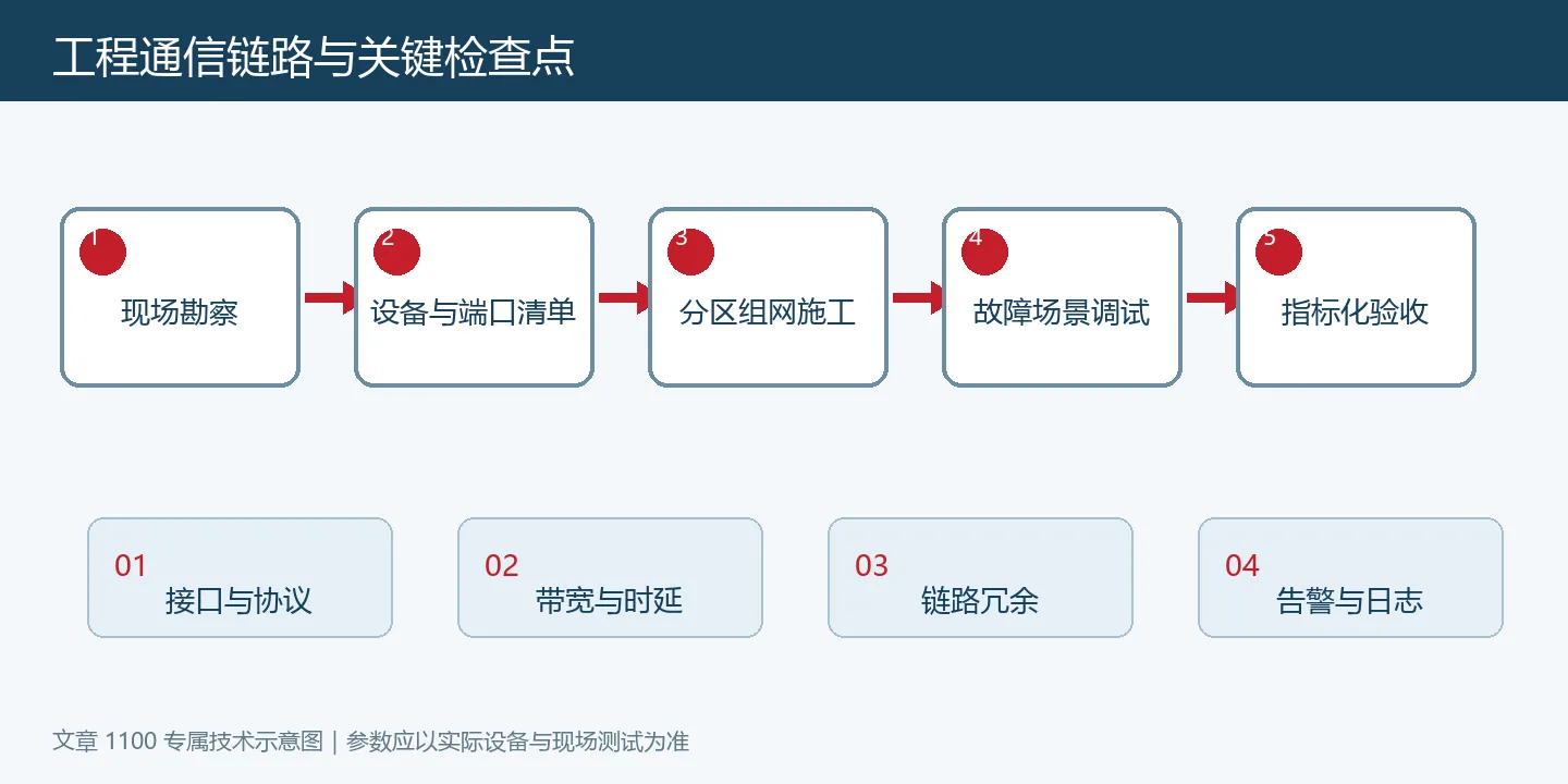 智慧安防工程如何落地：勘察、组网、调试与验收清单通信拓扑与检查点